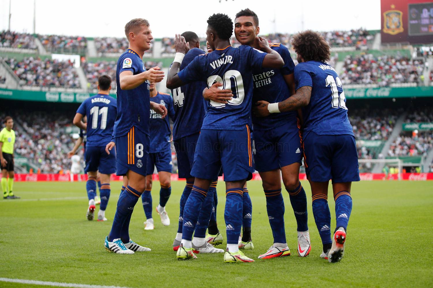 El Real Madrid toma confianza en la Liga previo a la Champions