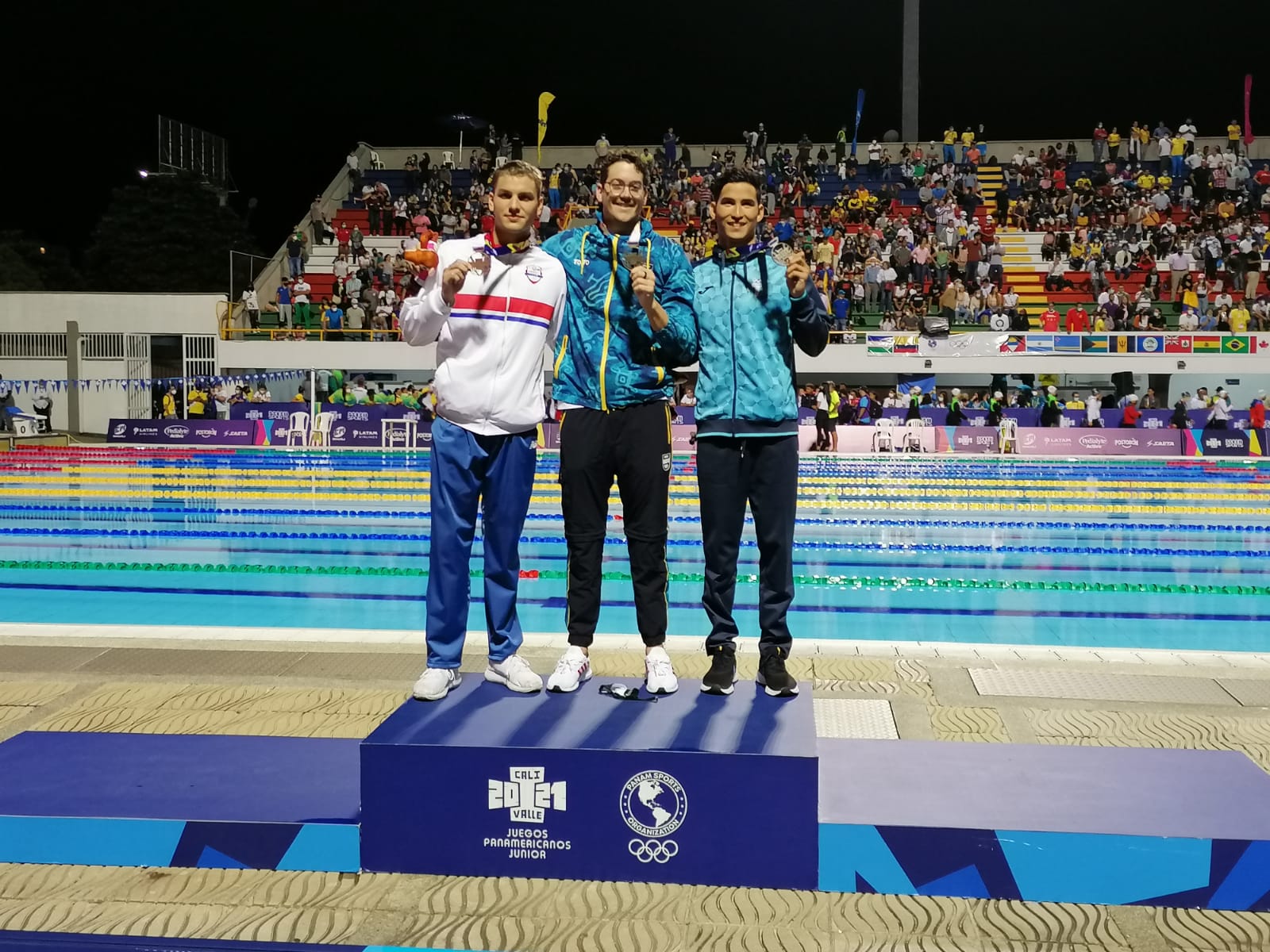 La natación saca el pecho por Guatemala en Cali-Valle 2021