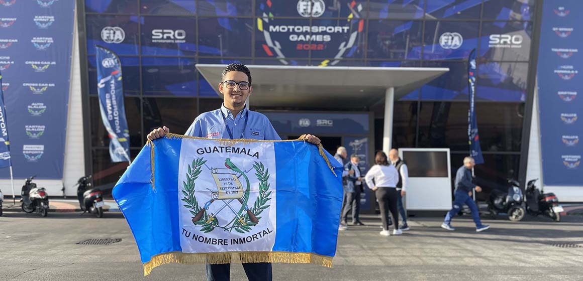 Guatemalteco compite en los FIA Motorsport Games