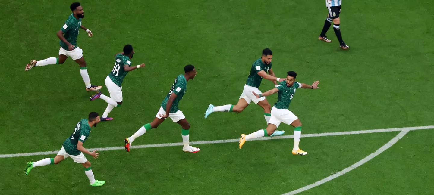 Arabia Saudita sorprende a Argentina