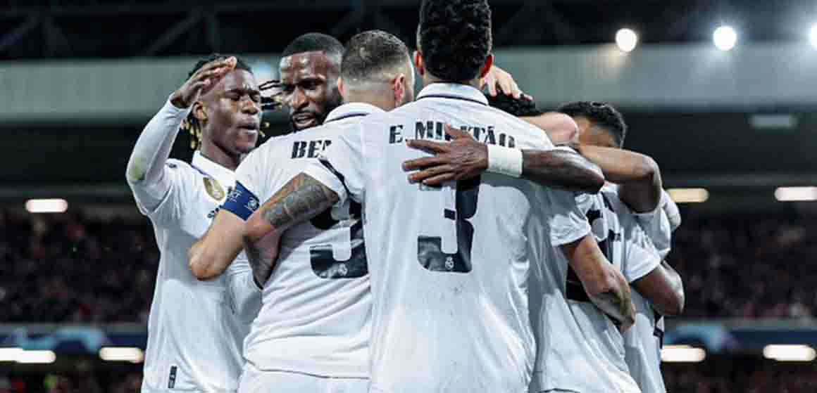 Real Madrid golea al Liverpool y casi liquida la serie