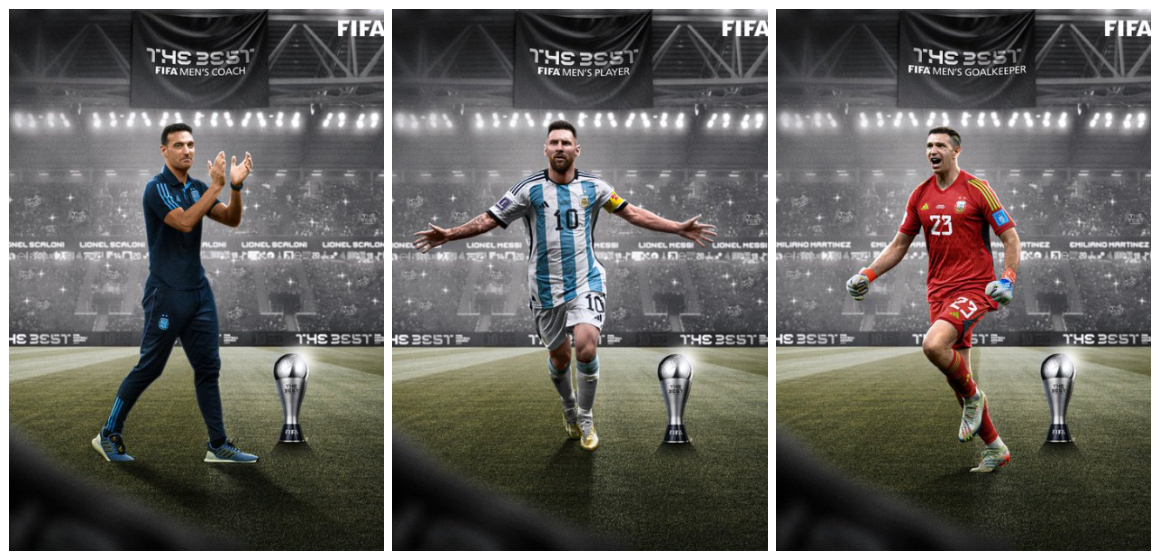 Argentina arrasa con los premios The Best 2022