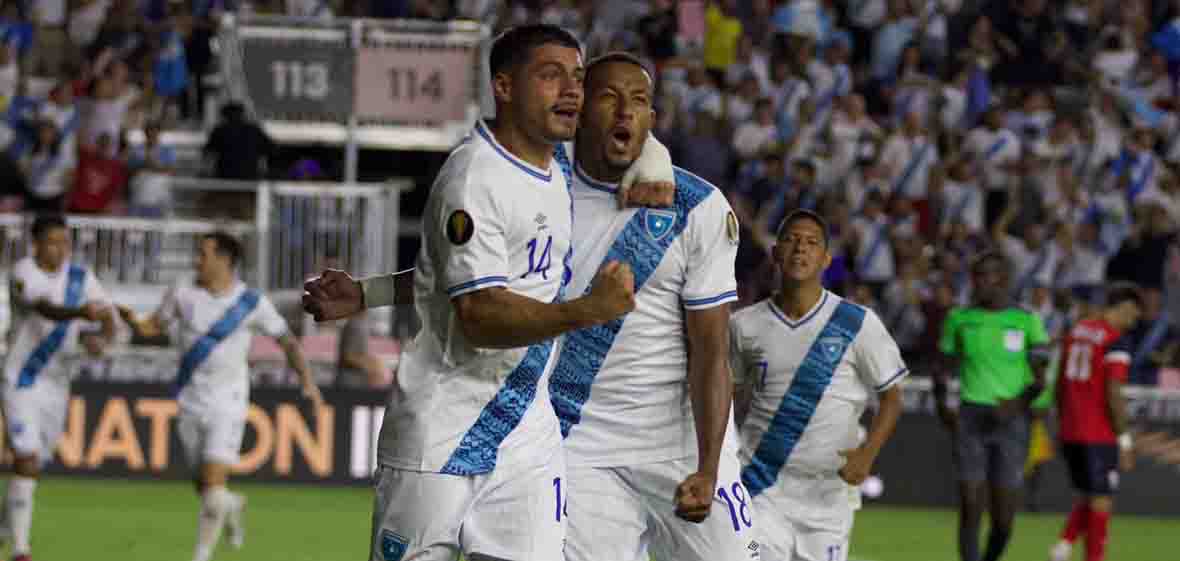 Guatemala consigue un valioso triunfo ante Cuba en su debut en la Copa de Oro