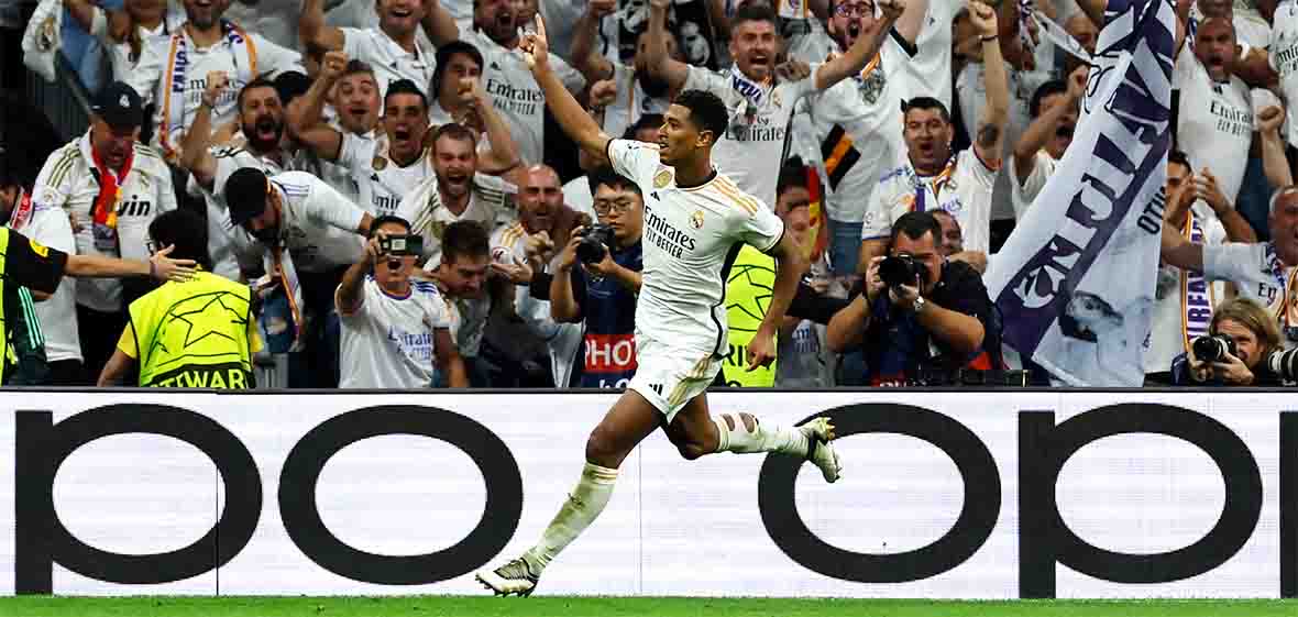 Jude Bellingham le da una agónica victoria al Real Madrid en la Champions