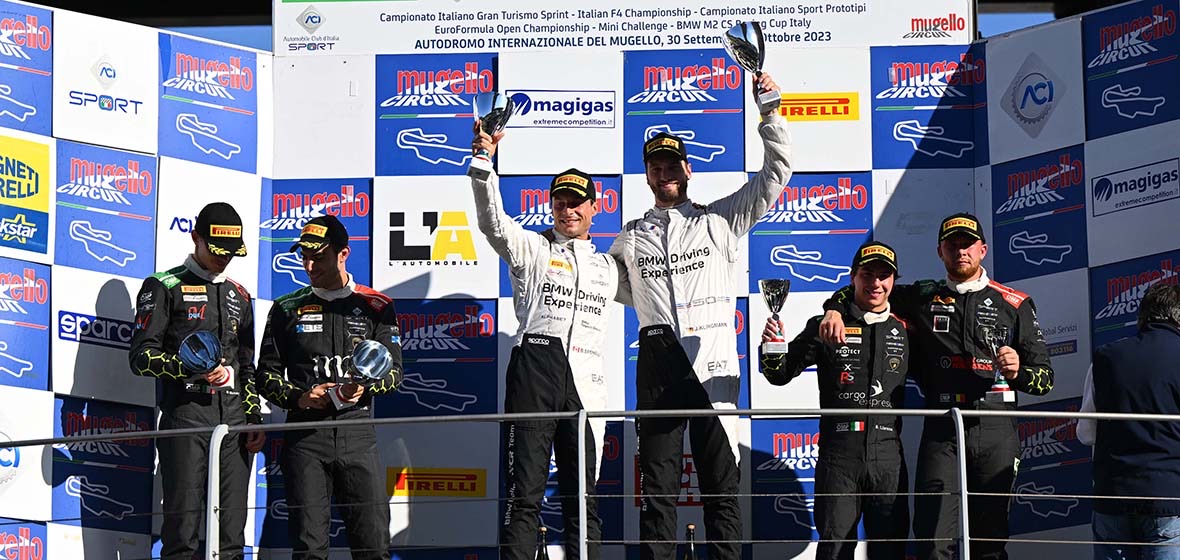 Mateo Llarena sube al podio en Italia