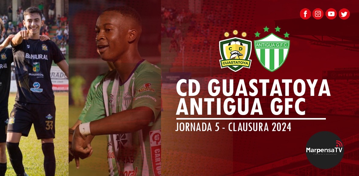 Con jóvenes actores, Guastatoya y Antigua se enfrentan este domingo
