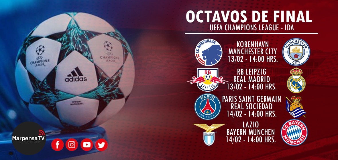 Arrancan los octavos de final de la Champions League