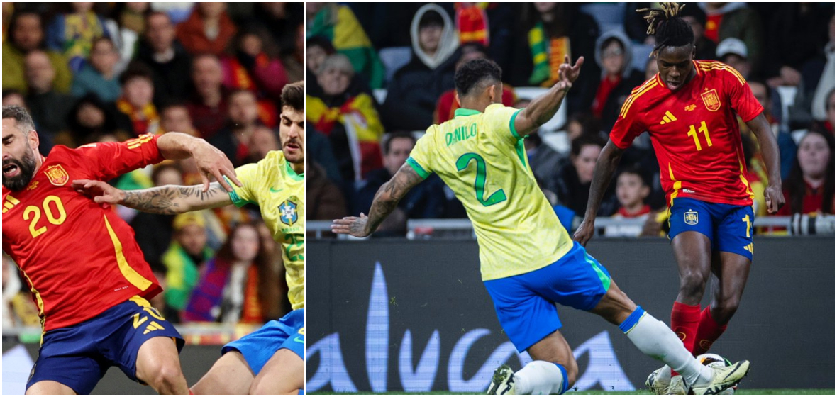 España y Brasil protagonizaron un partidazo en Madrid