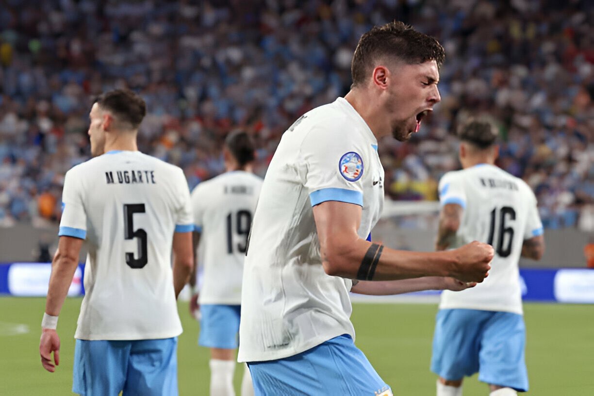 Uruguay golea a Bolivia y avanza a cuartos de final de la Copa América