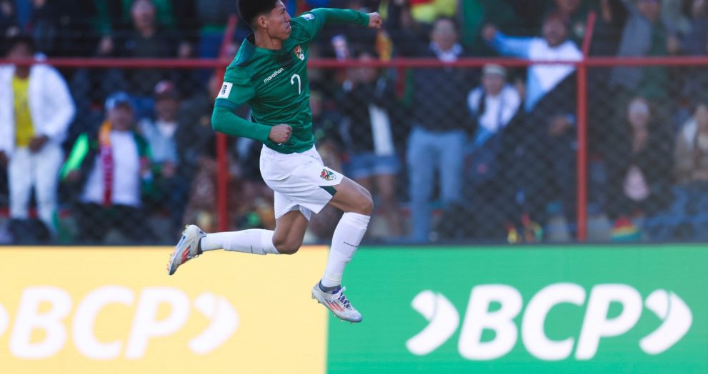 Bolivia se impone 1-0 a Colombia y sueña con el Mundial del 2026