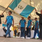 Atletas guatemaltecos juran para competir en los CODICADER para estudiantes con discapacidad