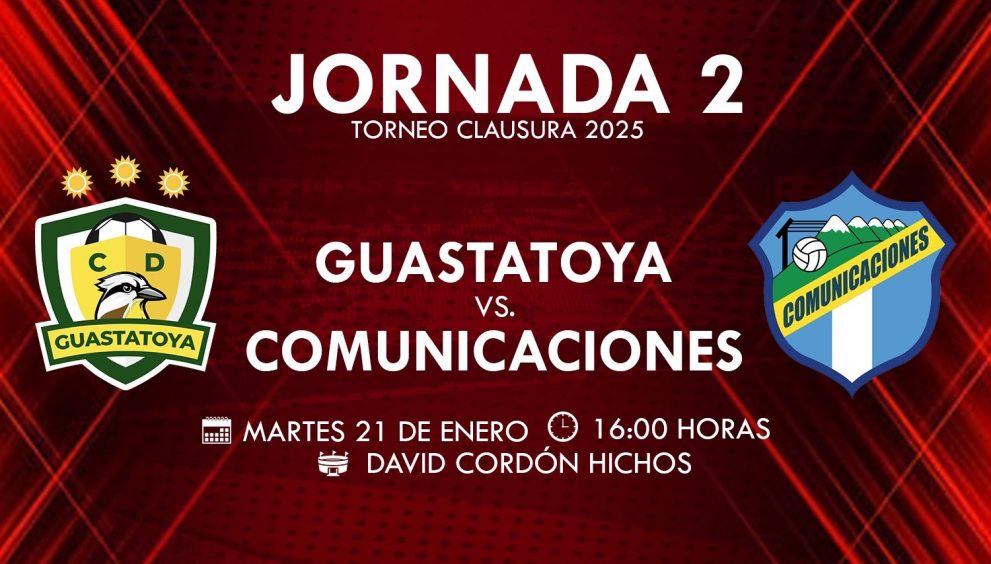 Esto debes saber del juego entre Guastatoya y Comunicaciones