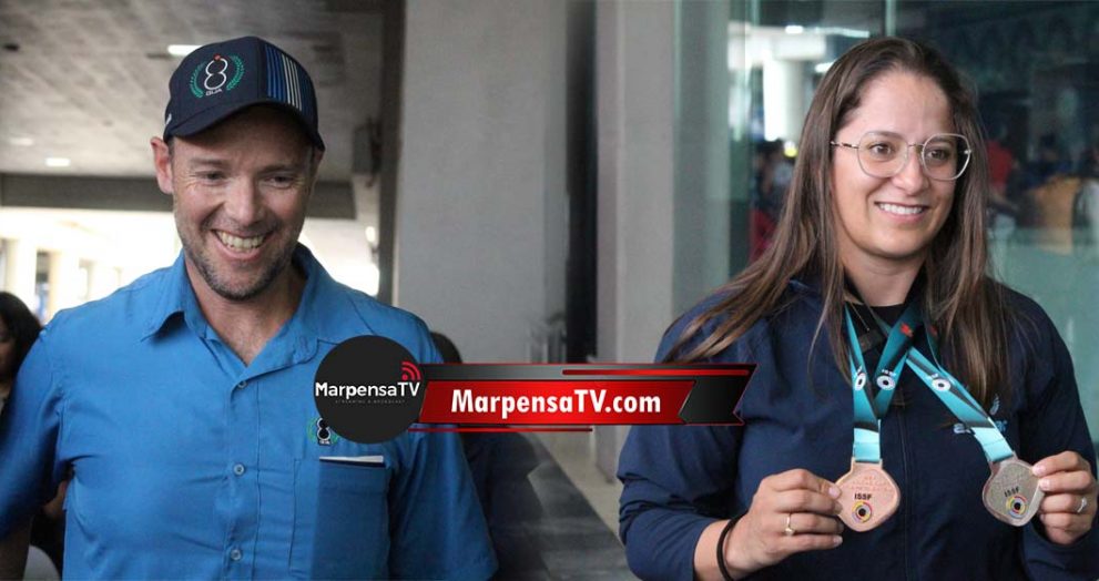 Adriana Ruano y Jean Pierre Brol en Guatemala luego de histórica participación en la Copa Mundial [VIDEO]