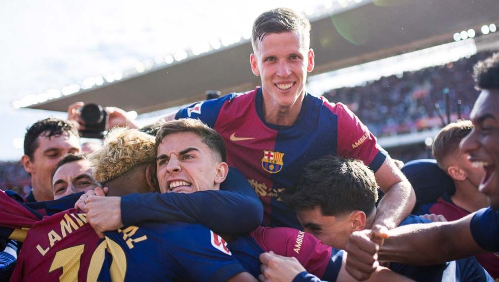 El Barcelona cerca de la gloria ante el Espanyol en la liga de España