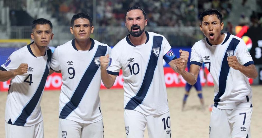 Guatemala vence a Seychelles en su primera victoria en un Mundial de fútbol playa
