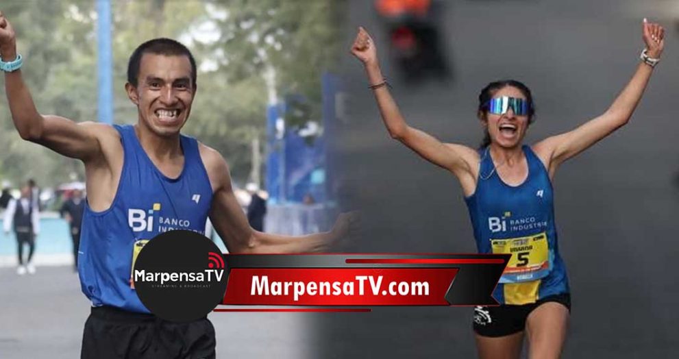 Aguilar y Aroche le ponen color a los 21K de la Ciudad de Guatemala