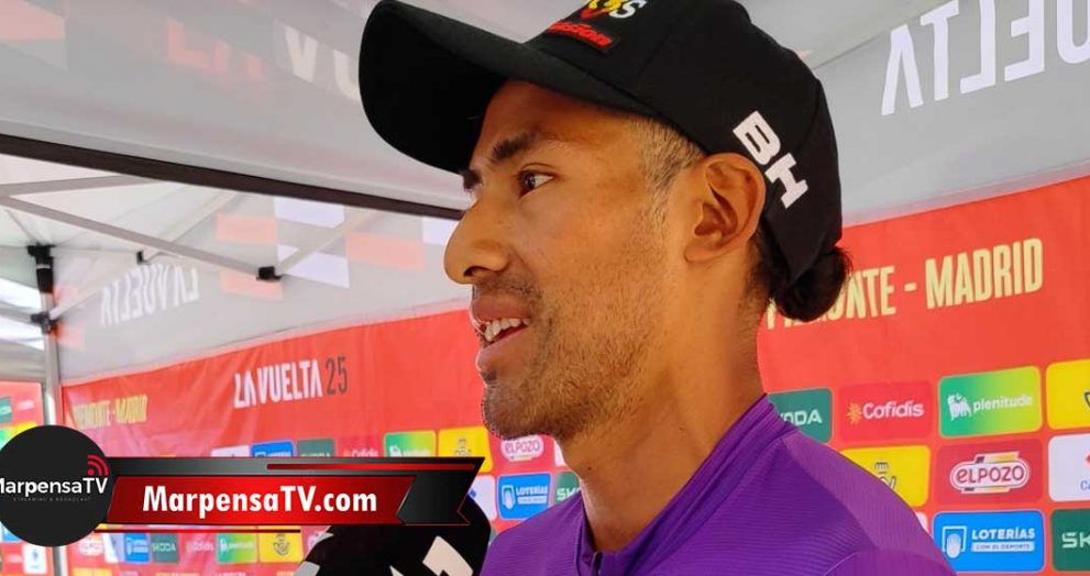 Sergio Chumil completa con éxito la etapa de mayor recorrido en la Vuelta a España