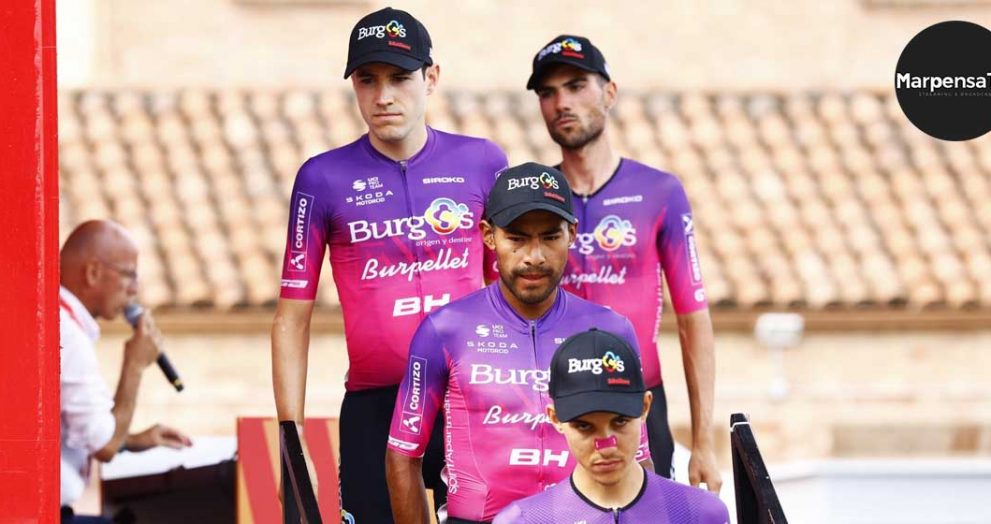Sergio Chumil, figura del Burgos Burpellet BH en nueve etapas de la Vuelta a España