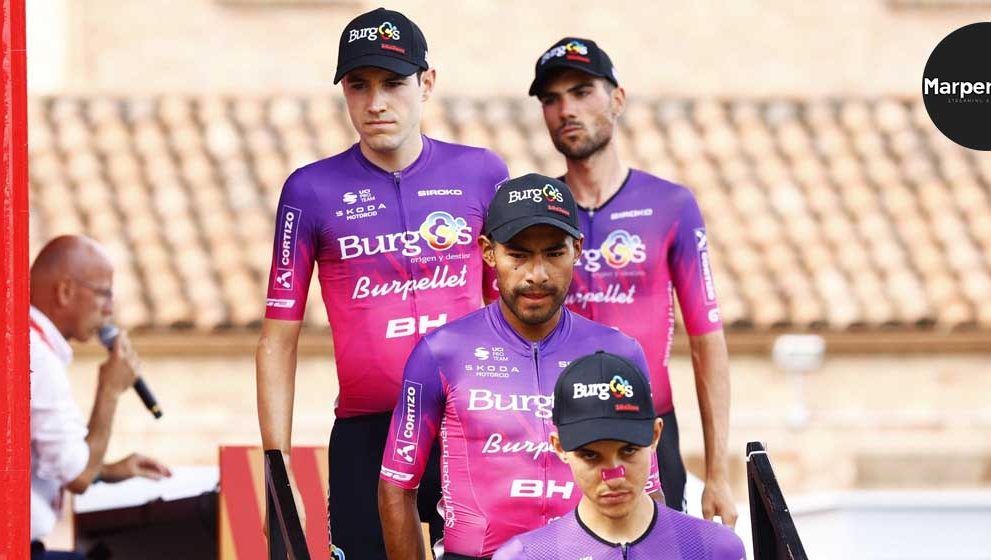 Sergio Chumil, figura del Burgos Burpellet BH en nueve etapas de la Vuelta a España