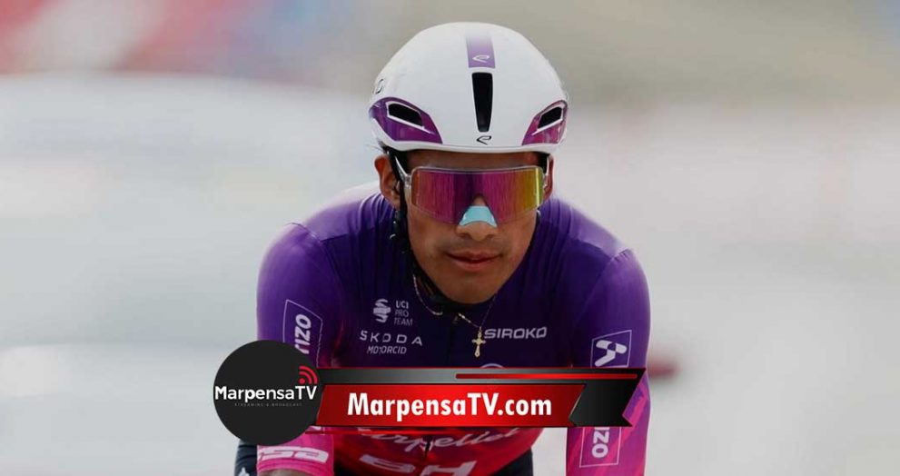 Sergio Chumil, en el top 20 de la Vuelta a España 2025