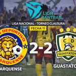 Guastatoya se lleva un punto de la casa de Marquense