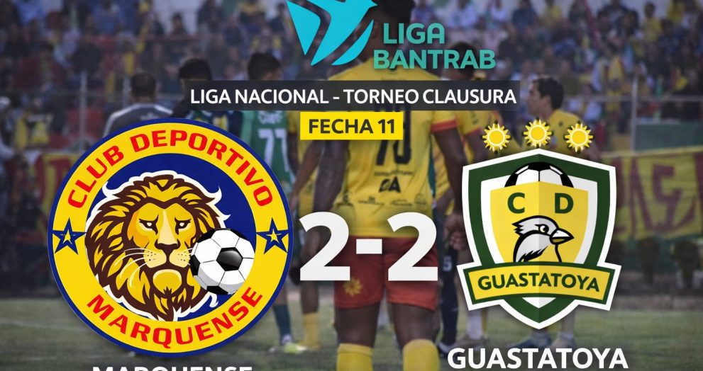 Guastatoya se lleva un punto de la casa de Marquense