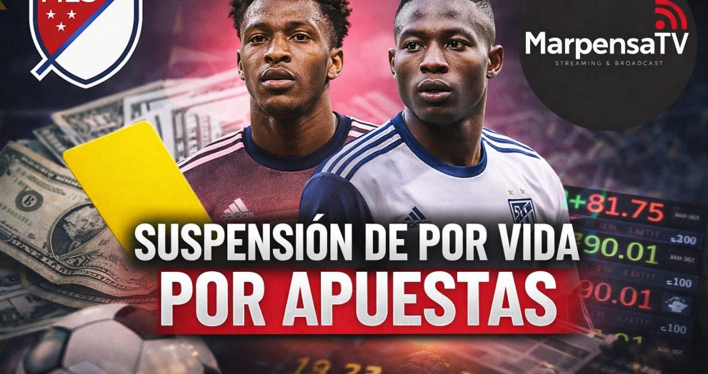 MLS suspende de por vida a dos futbolistas por participar en apuestas