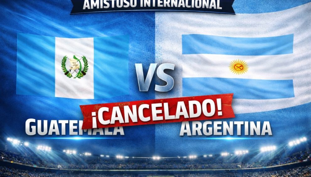 Cancelado: Guatemala y Argentina, será para la próxima...