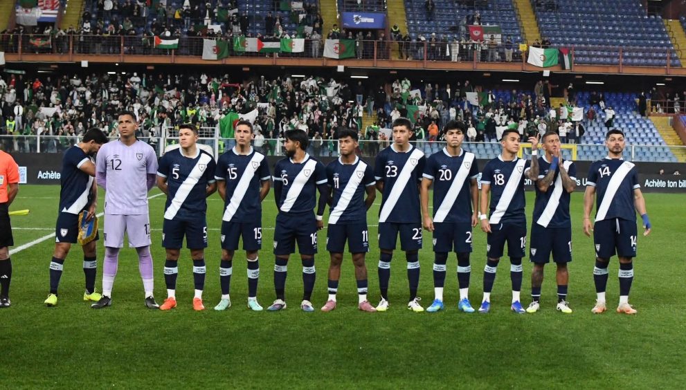 Guatemala confirma tres partidos ante selecciones mundialistas