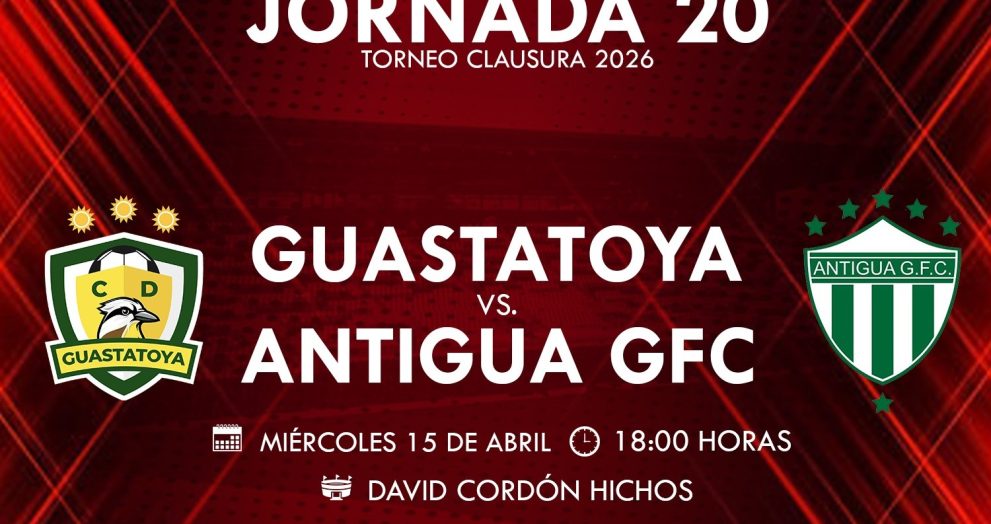 Guastatoya se juega la permanencia ante Antigua GFC en un duelo clave del Clausura 2026
