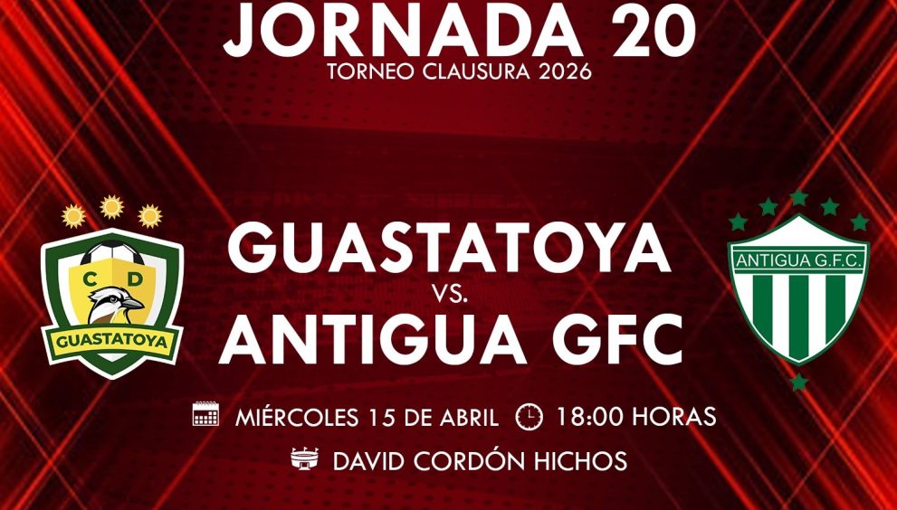 Guastatoya se juega la permanencia ante Antigua GFC en un duelo clave del Clausura 2026