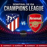 Atlético y Arsenal igualan en el juego de ida de las semifinales de la Champions