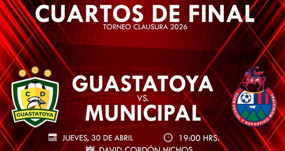 Dónde y cuándo ver el juego de Guastatoya ante Municipal