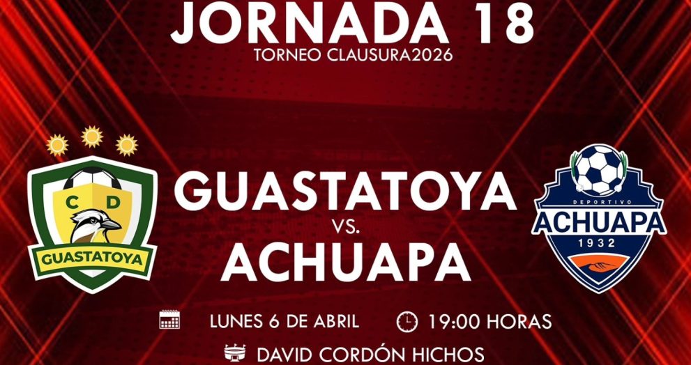 Guastatoya y Achuapa se juegan la permanencia