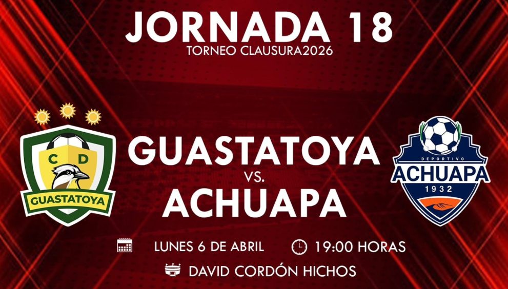 Guastatoya y Achuapa se juegan la permanencia