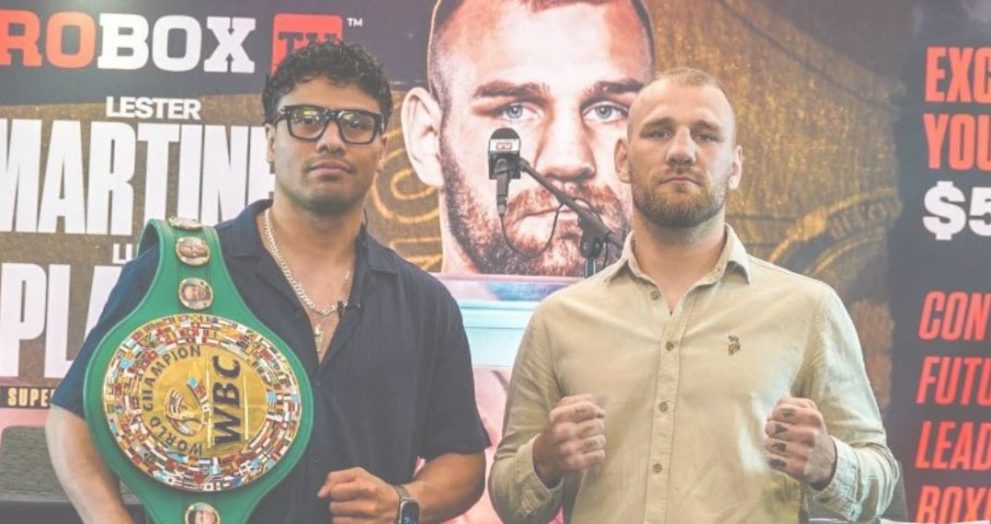 Lester Martínez tiene su primer careo ante su próximo rival, el croata Luka Plantic