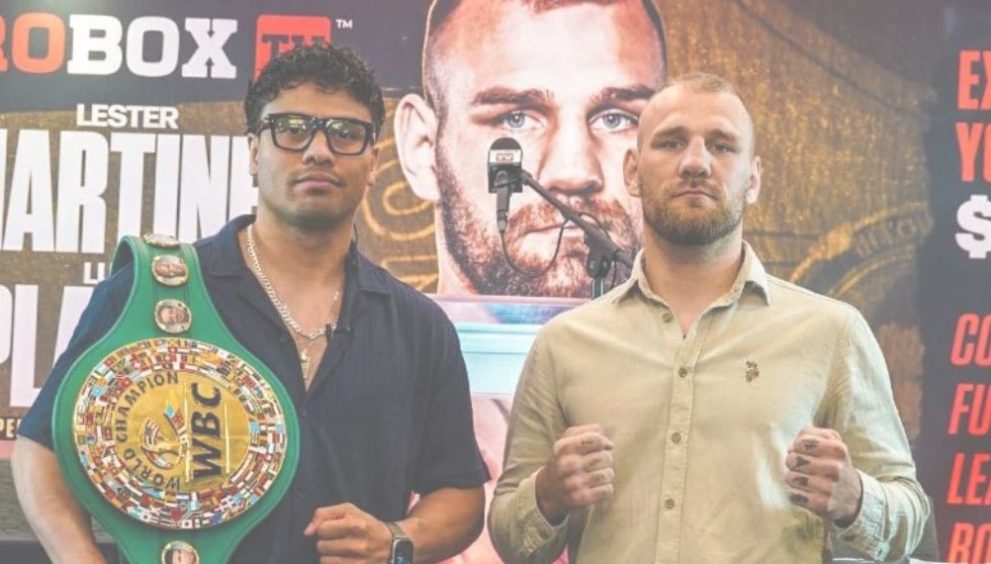 Lester Martínez tiene su primer careo ante su próximo rival, el croata Luka Plantic