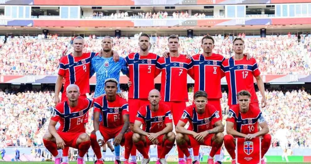 Noruega golea a Irak con doblete de Haaland y asume el liderato provisional del Grupo I