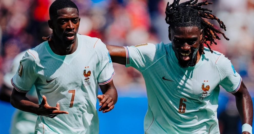 Francia golea a Noruega, avanza líder y Dembélé se acerca a Messi