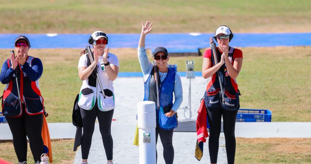 Guatemala arrasa en el tiro con armas de caza: gana oro y plata en el foso por equipos mixtos