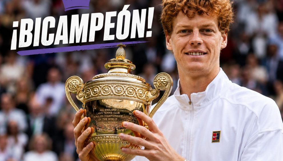 Sinner hace historia con su bicampeonato en Wimbledon