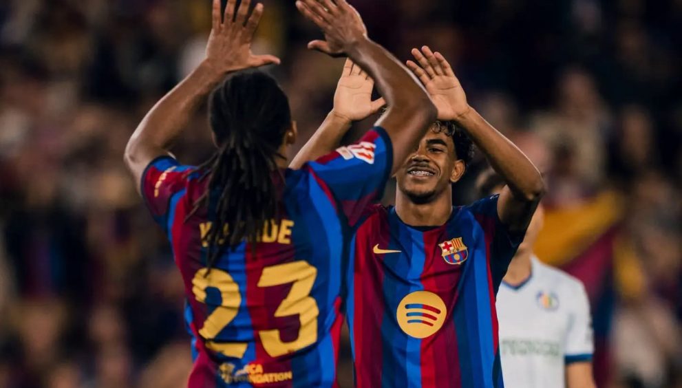 Barcelona mantiene el paso perfecto y golea al Getafe