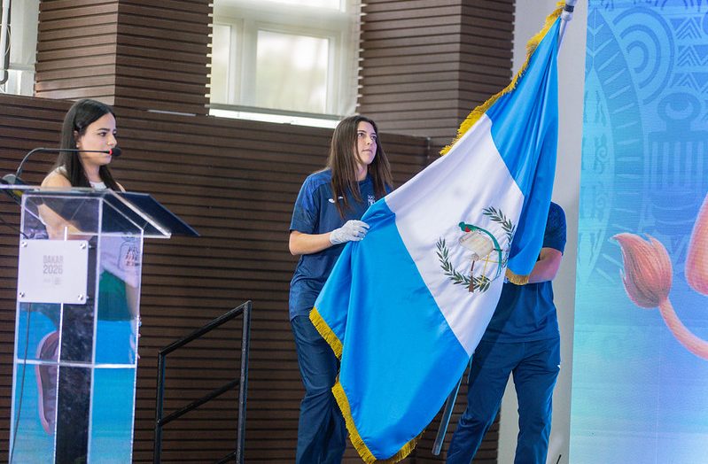 Guatemala juramenta a su delegación para los Juegos Olímpicos de la Juventud Dakar 2026
